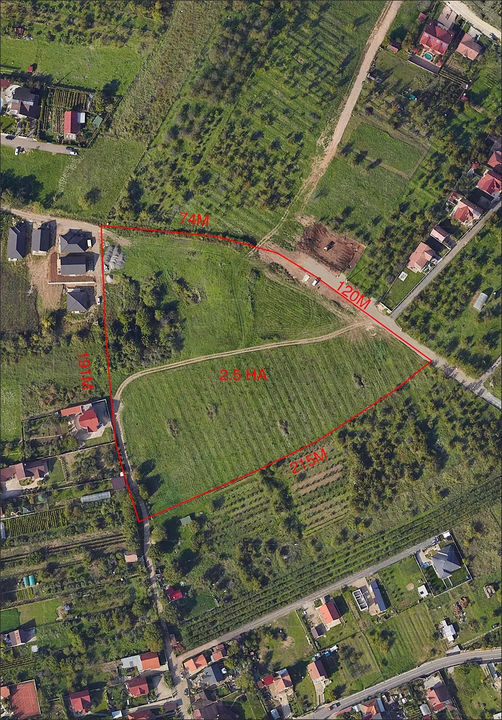 25.000 Mp. teren intravilan - cartierul ONCEA - IMOBIHOR  25.000 Mp. teren intravilan - cartierul ONCEA - IMOBIHOR