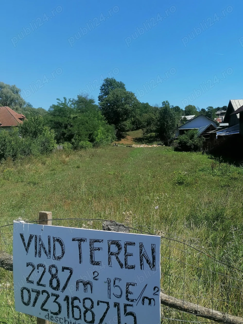 Teren intravilan 2.287 mp   utilități disponibile   Valea Lungă, Dâmbovița