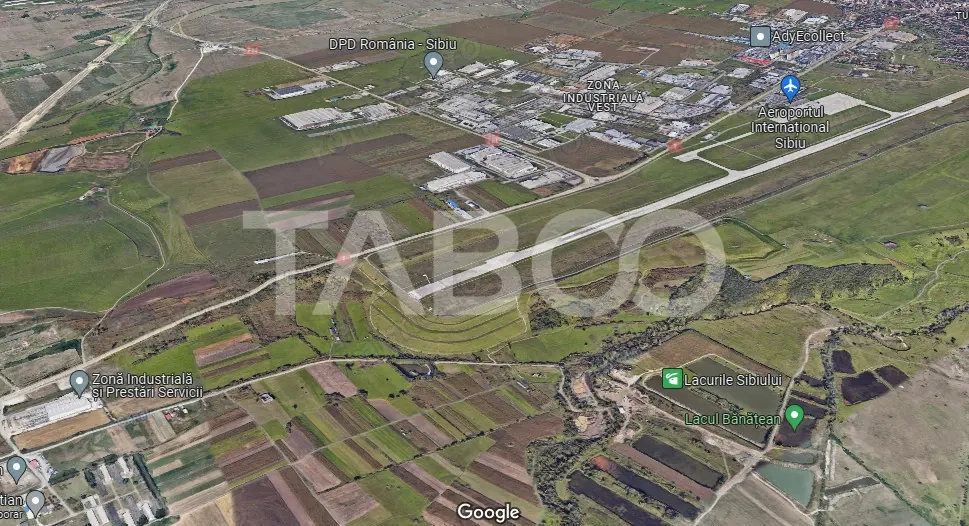 Teren 14800 mp de vanzare S+P+3E+R/M deschidere 66 m PUZ aprobat