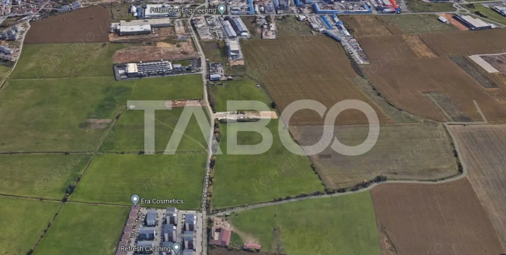 Teren intravilan 3000 mp cu deschidere 18 ml Calea Surii Mici Sibiu