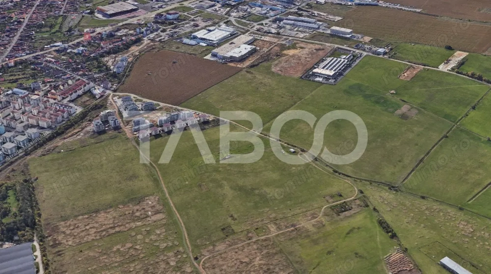 Teren intravilan 2 fronturi de 35 m fiecare 8.000 mp Turnisor Sibiu