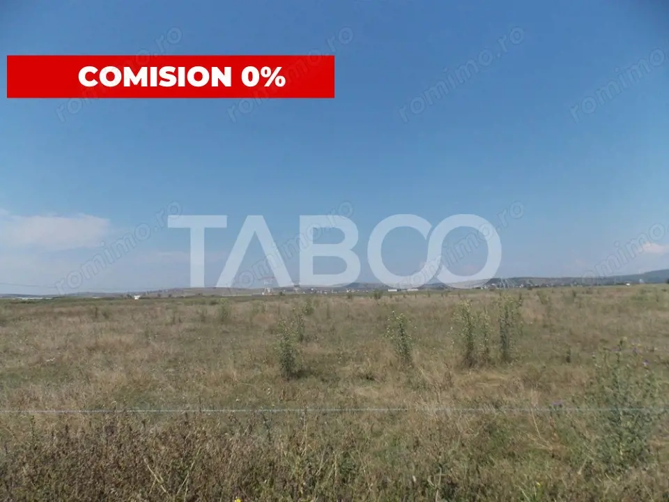 Teren intravilan 31300 mp autorizatie de constructie utilitati si PUZ