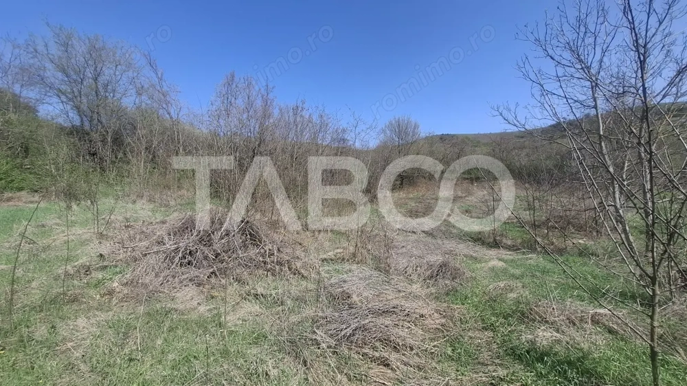 Teren intravilan de vanzare 1450 mp Slimnic Sibiu