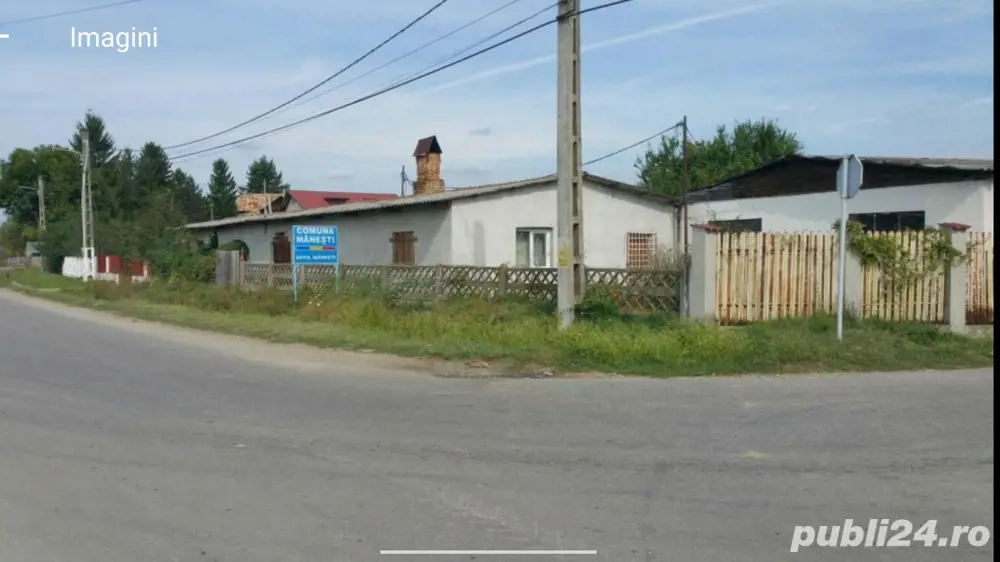 Vand clădire în Manesti Dambovita 150 m2 cu 380 m2 teren si cuptor de caramida pt. covrigi paine