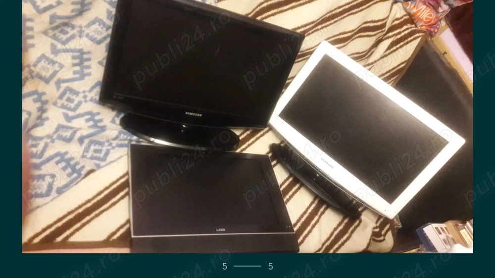 Tv Samsung 24" LCD doua bucati LE23R86WD LE23R81B si Logi 12V 4Ah