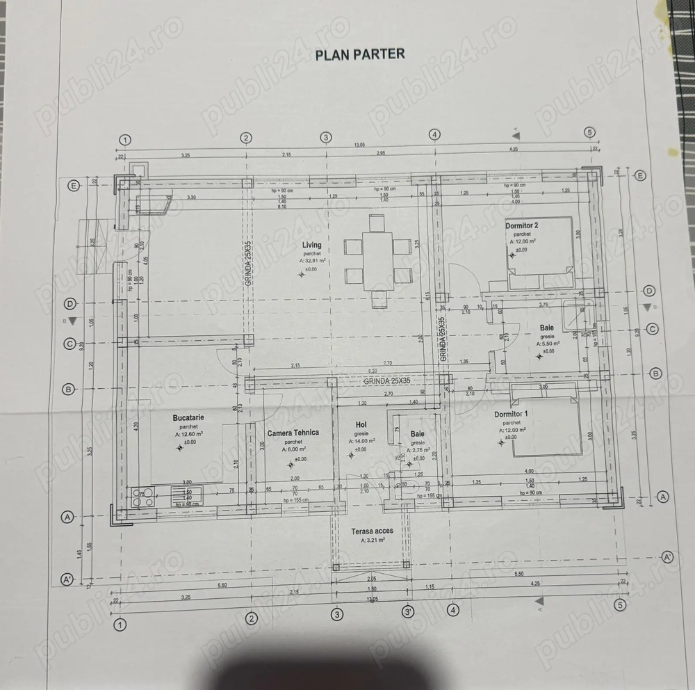 Vand teren cu fundatie intabulata