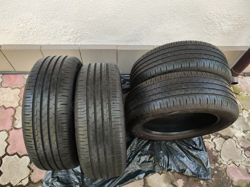 Vand 4 anvelope vara Continental EcoContact6-DOT 04.2025-580 km rulati - practic noi