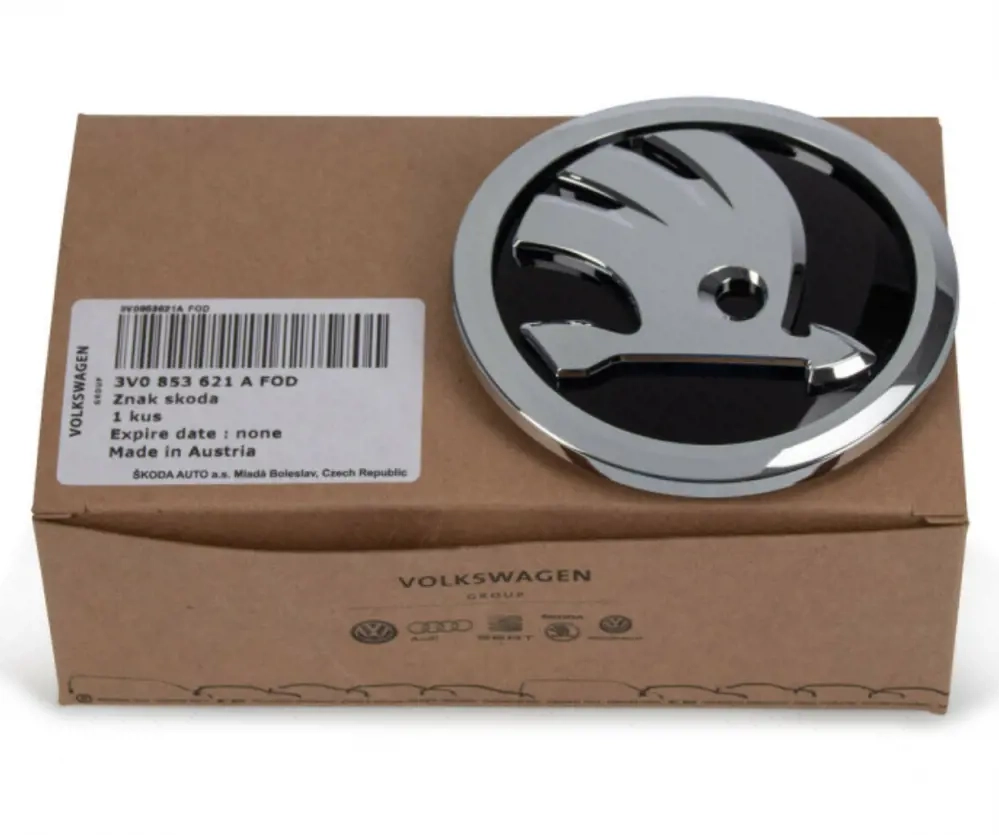 Emblema Fata/Spate Skoda 