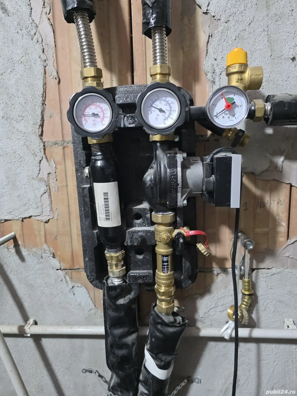 Grup solar wilo Yonos PARA RS15 6-RKA WM cu Automatizare.