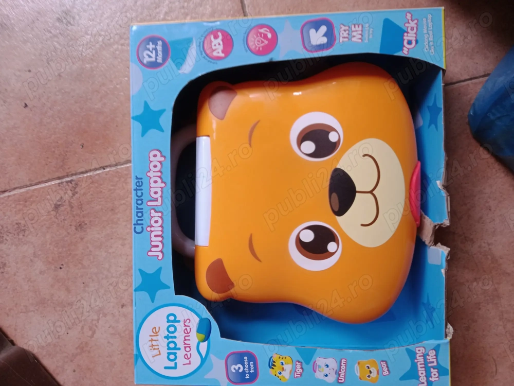 Laptop bebe copii character urs interactiva bebe 