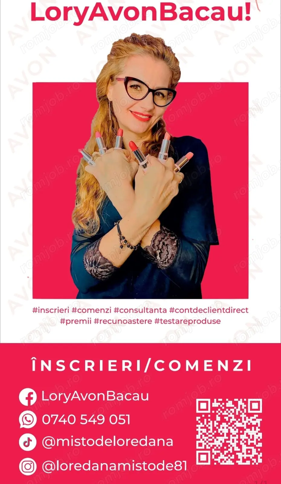 Te pasioneaza sa lucrezi intr-o companie de cosmetica? Hai in echipa Avon Romania! Te pasioneaza sa lucrezi intr-o companie de cosmetica? Hai in echipa Avon Romania!