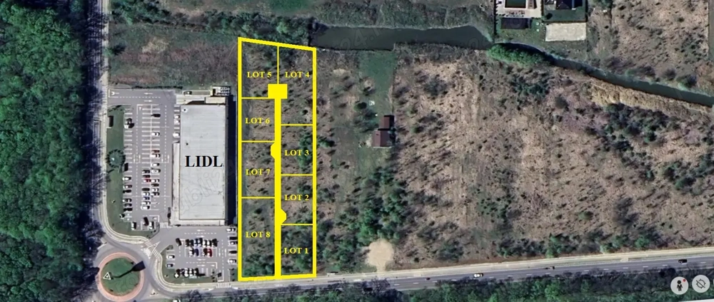 Snagov, langa Lidl, 568 mp. teren intravilan ideal constructie locuinta