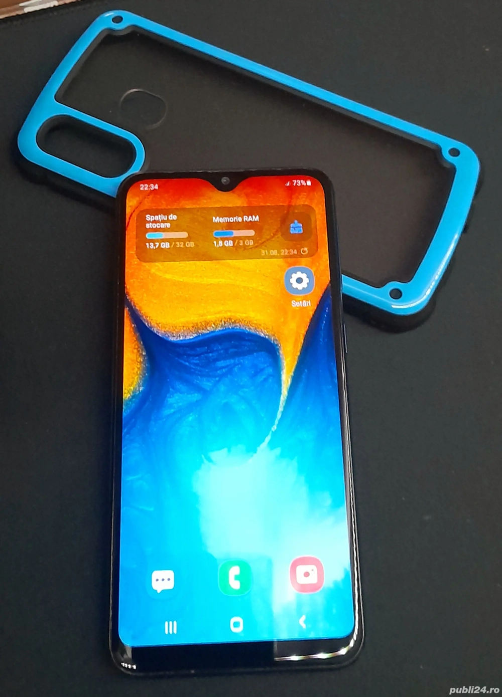 Samsung Galaxy A 20e + husă silicon cadou-250 lei