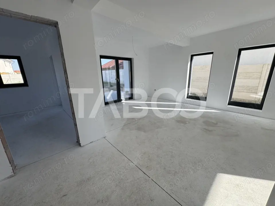 Casa individuala cu 4 camere 110 mpu si teren de 290 mp Cristian Sibiu