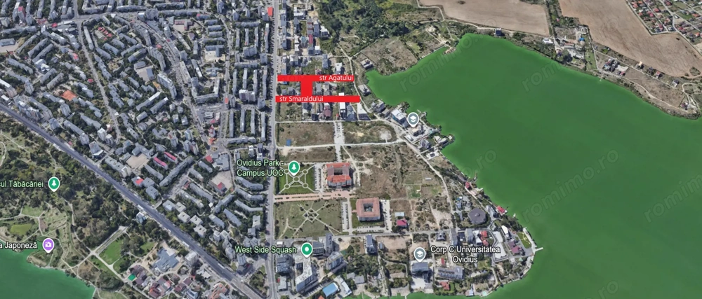 Teren intravilan 2500mp str Smaraldului - Campus Universitate Ovidius