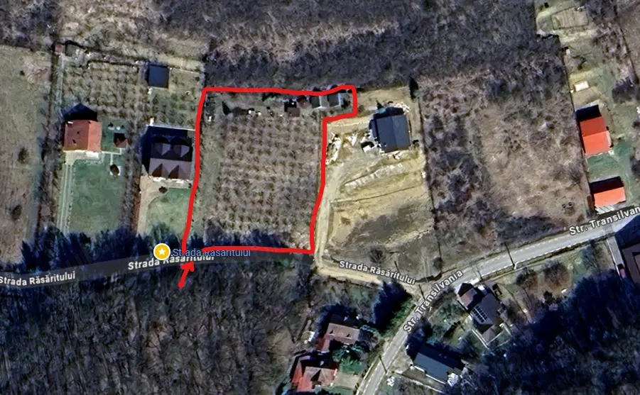 De vânzare teren Corunca, valea iubirii, cu livadă, zona de grill, fântână, acces utilități