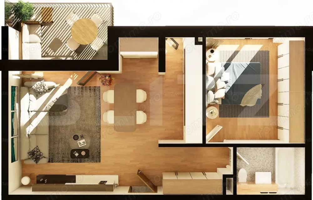 Apartament 2 camere, 53 mp, constructie noua, zona Dunarii 