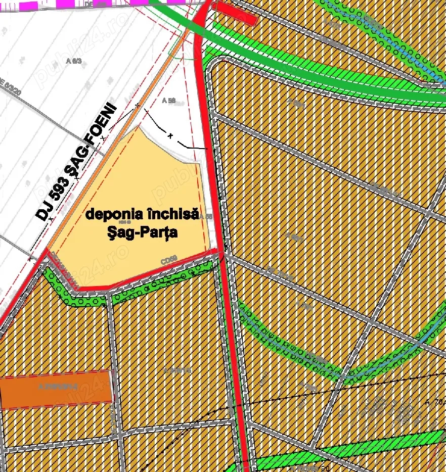 De vanzare teren intravilan, zona Calea Sagului-la sosea zona comerciala1 sau 2 ha, pretabil hala