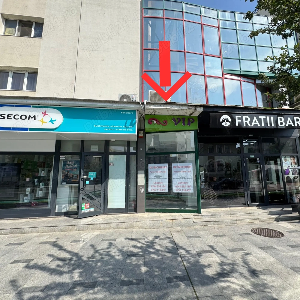 De Inchiriat Spatiu Comercial 68 mp Policlinica Veche Posta nr. 1