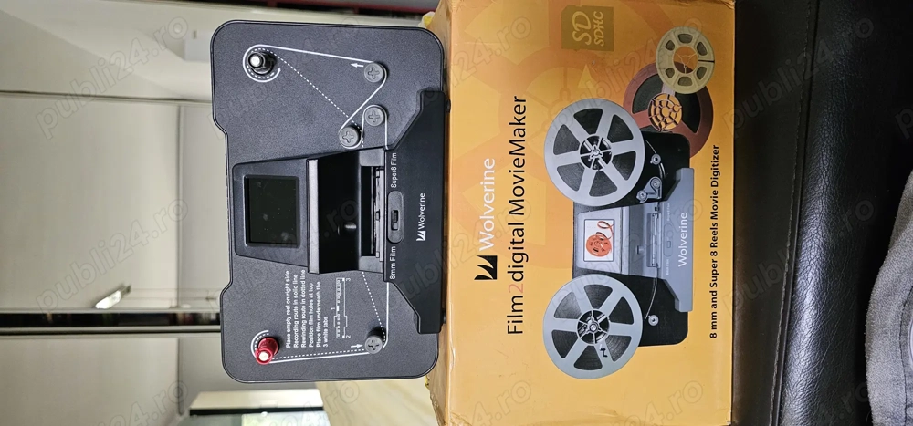 Aparat digitalizare filme 2x8 mm   Super 8