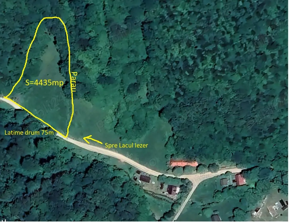 Teren cabana Valea Ighielului