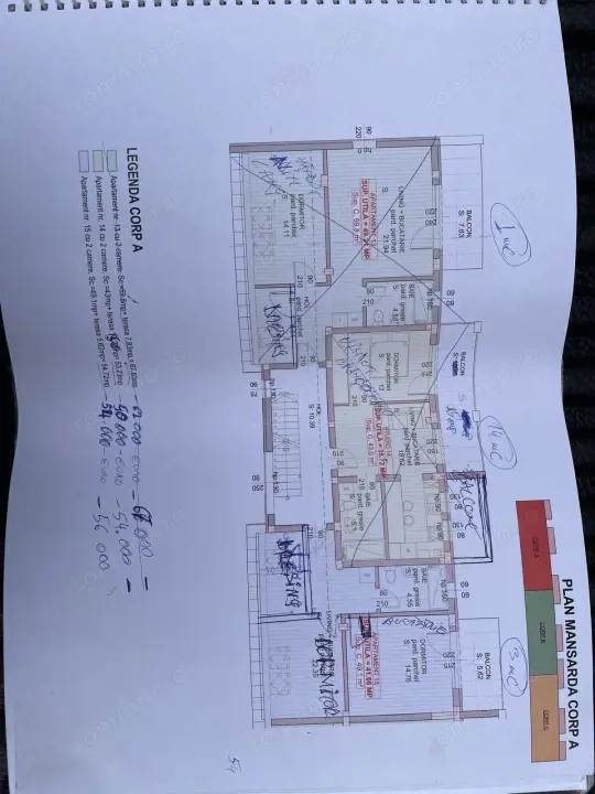 Apartament de vanzare, cu 2 camere, 42 mp, zona Garii