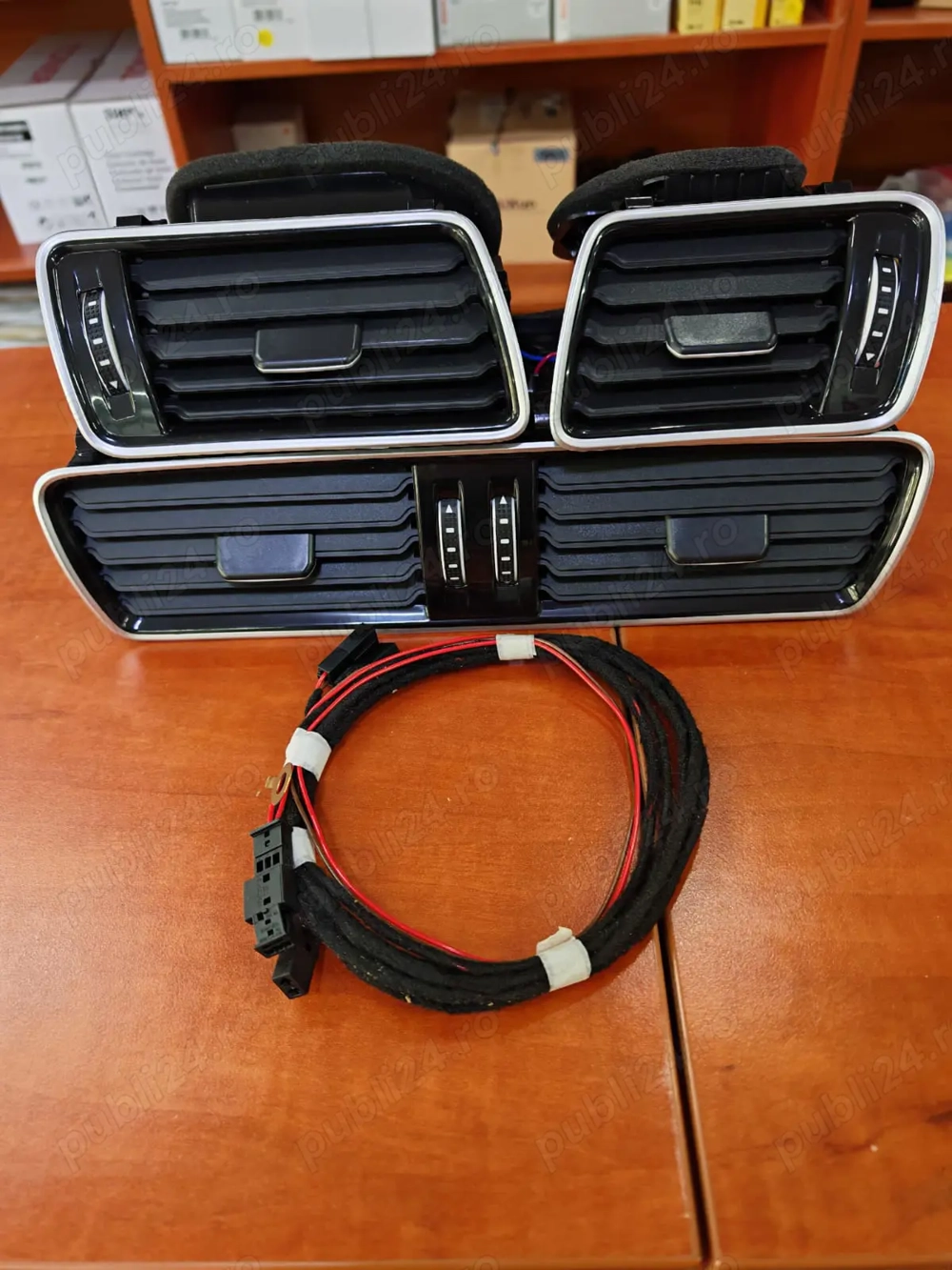 Grile ventilatie iluminate pentru Passat B6, CC, B7