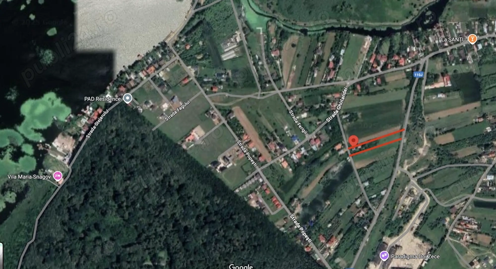 Vand teren langa padure, Complex Snagov 2.500 mp, deschidere dubla