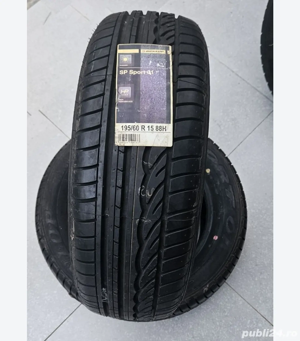 Anvelope Vara 195 60 R15 Dunlop SP Sport 01 Anvelope Vara 195 60 R