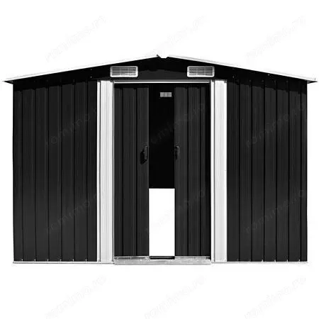 Fém kerti fészer Antracit színben