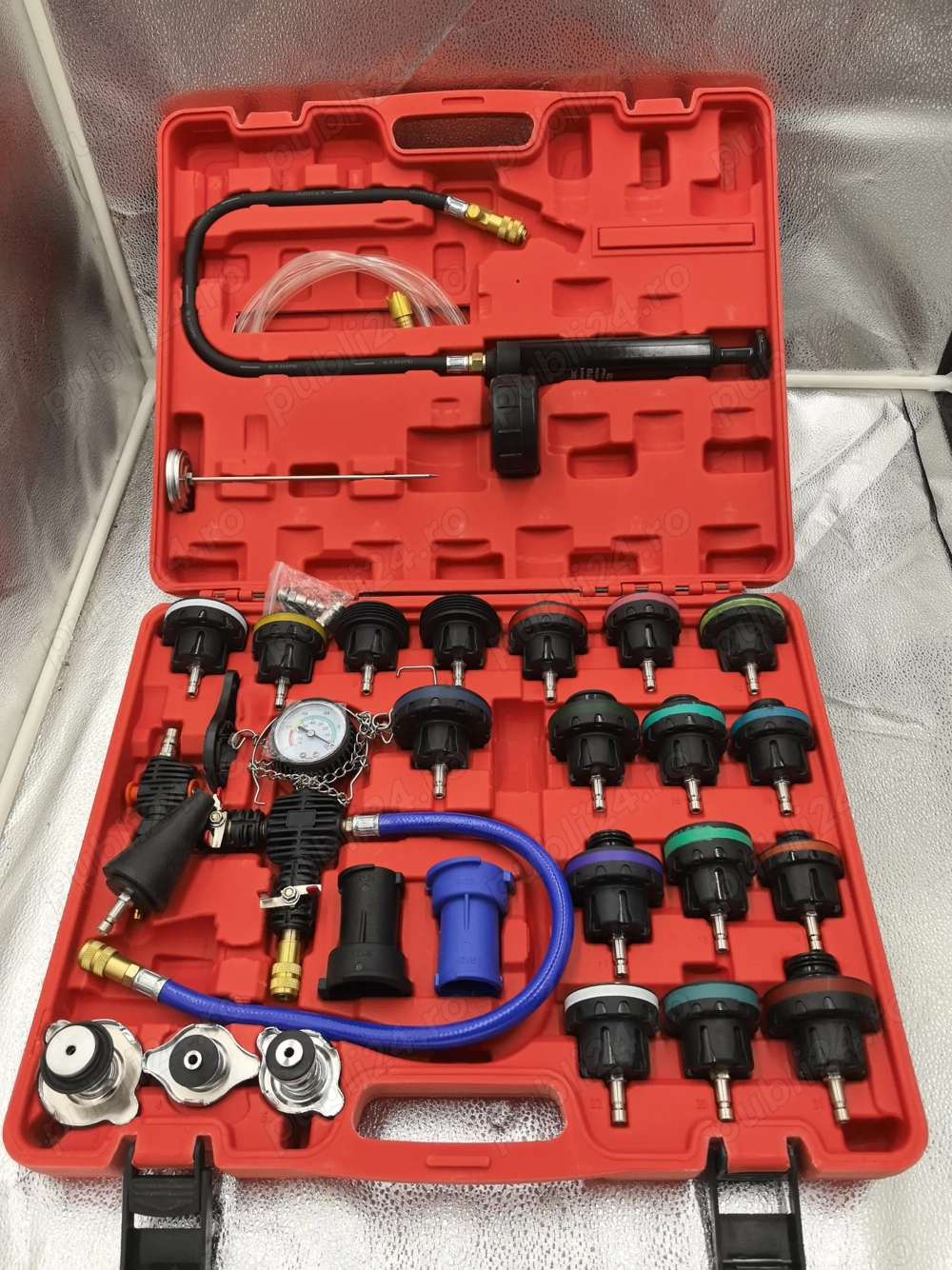 Set testare presiune radiator si sistem racire – 28 piese