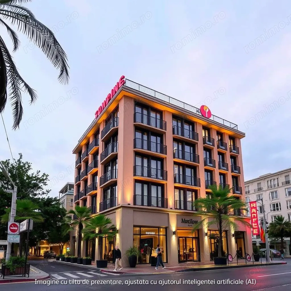 Hotel + spatii comerciale