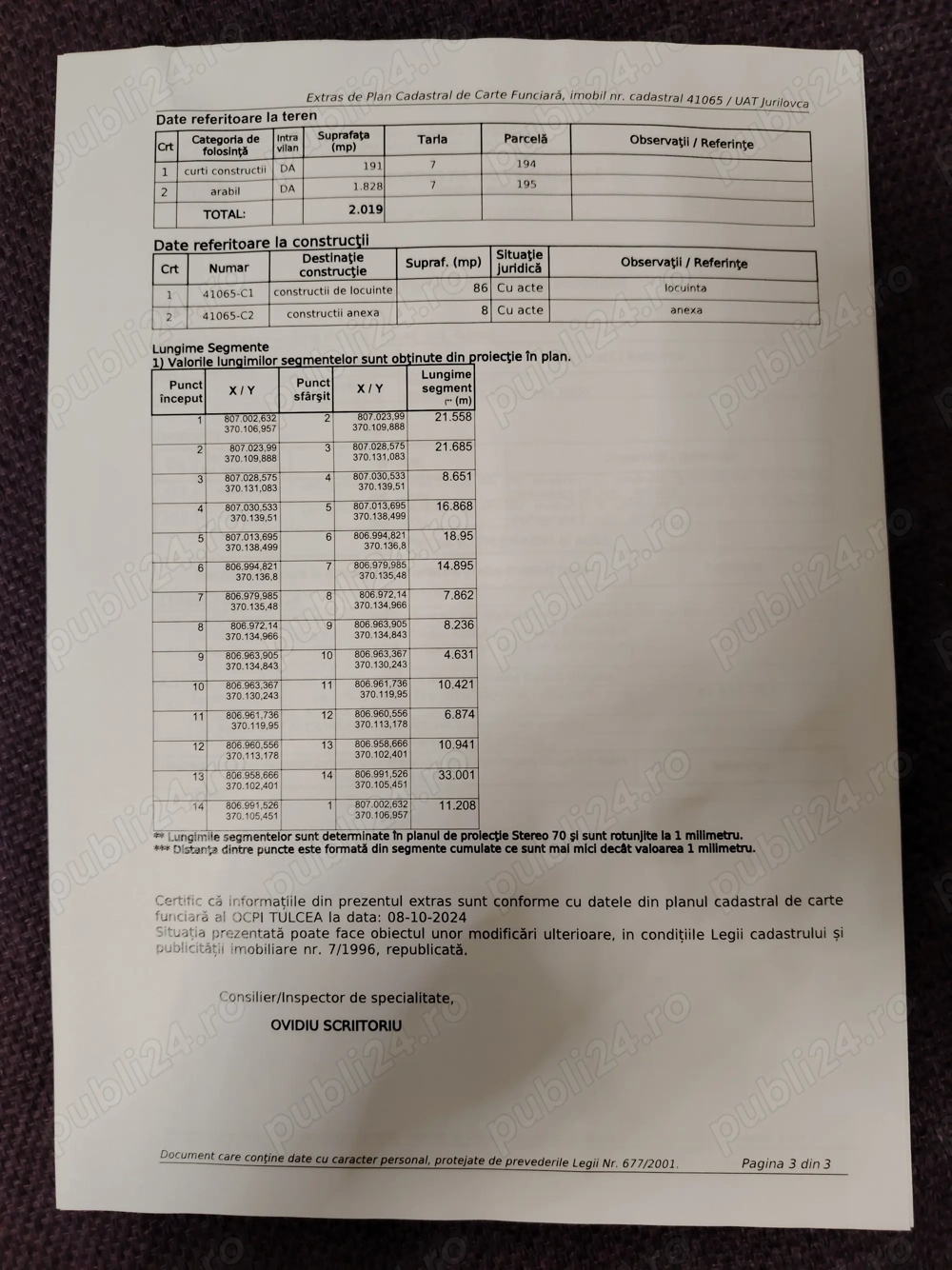 Vand casa batraneasca, Jurilovca, 2019mp teren