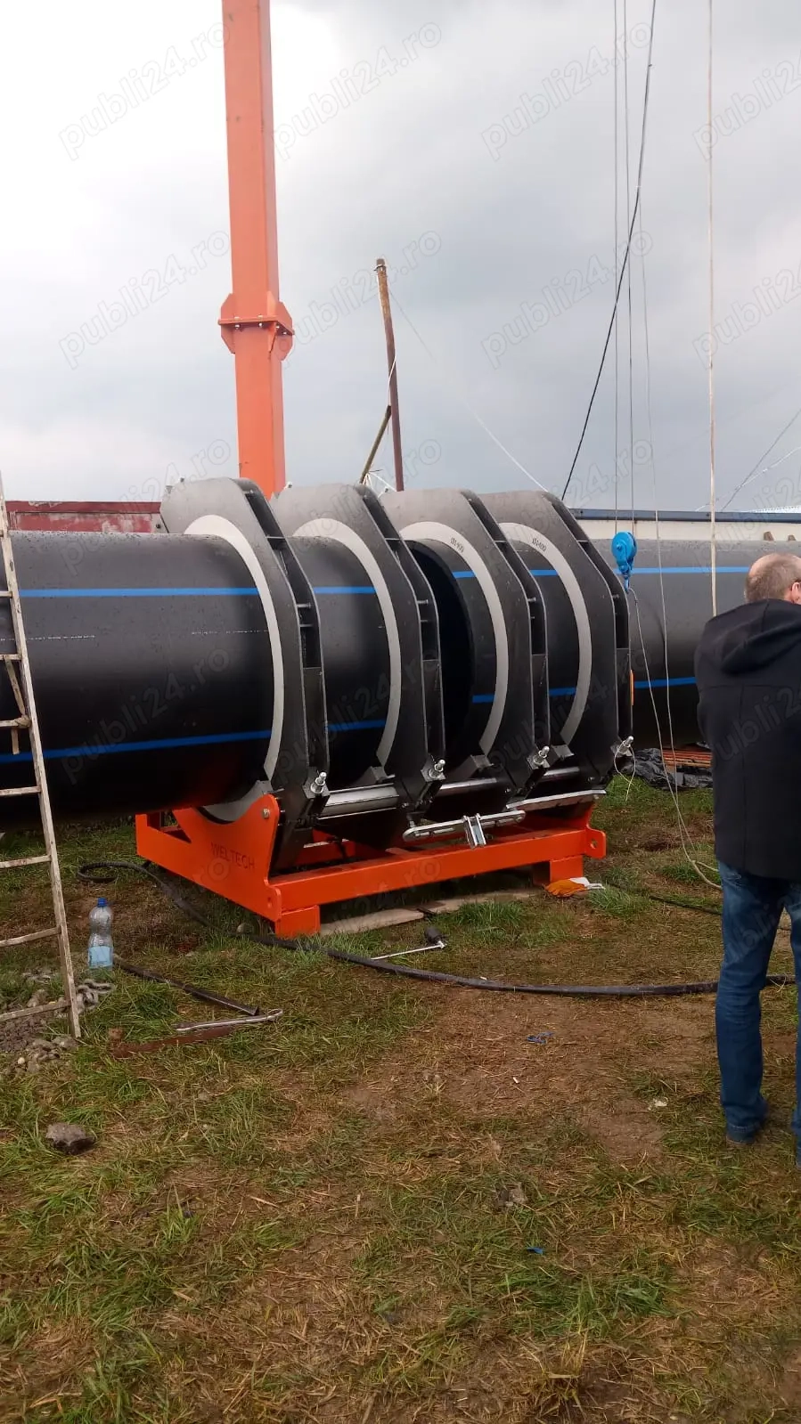 Sudor PEHD, sudura cap la cap 