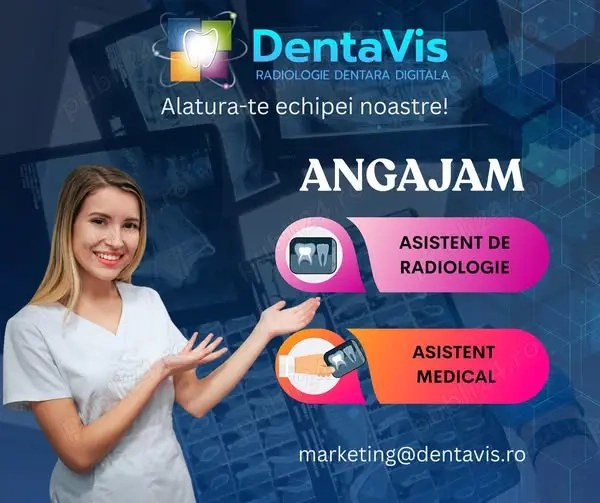 Angajam Asistent medical sau Asistent de radiologie!