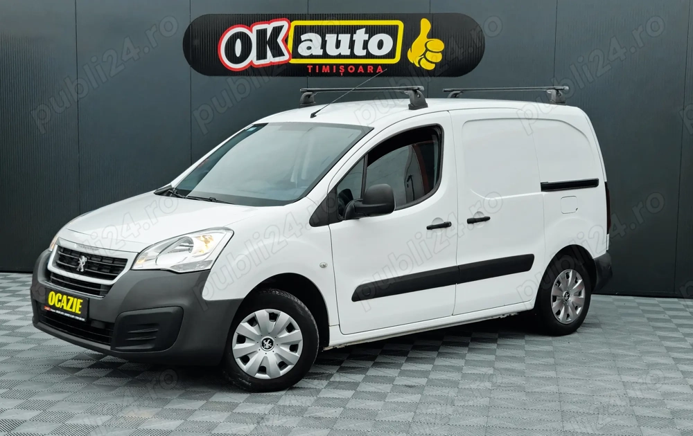 Peugeot Partner utilitara cu 3 locuri - 2018 - euro 6 - 1.6 diesel - 100 c.p.