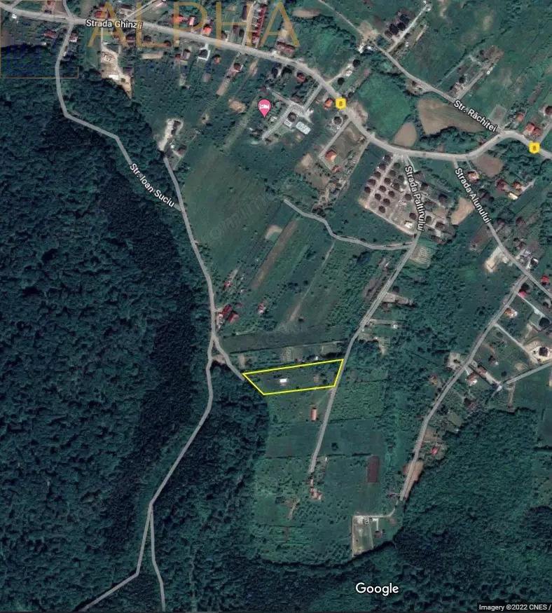 Teren extravilan de vanzare – Str. Ghinzii, Bistrita, BN