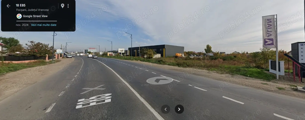Închiriere teren pentru reclame panouri sau parcare pe E85  Focșani