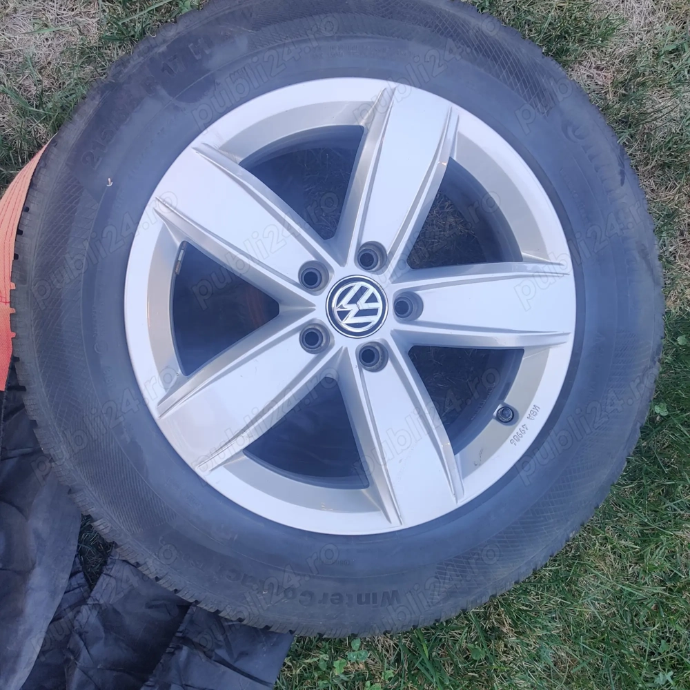 jante VW tiguan cauciucuri de iarna continental 215 / 65 / 17 jante VW tiguan cauciucuri de iarna continental 215 / 65 / 17