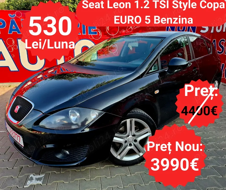 Seat Leon 1.2 TSI Copa - RATE de la 530 Lei pe Luna