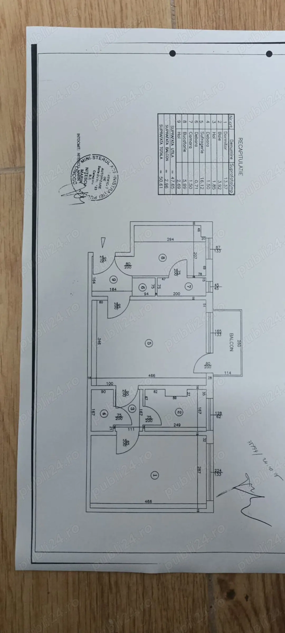 Apartament Brazda semidecomandat etaj 4