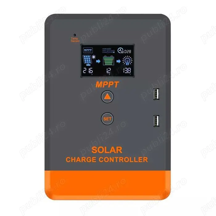 Controler MPPT fotovoltaic solar 12-48V 5-100Ah max6550W 255V BMS JK