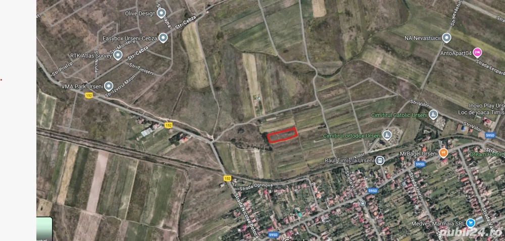Vand teren extravilan Urseni 2163mp