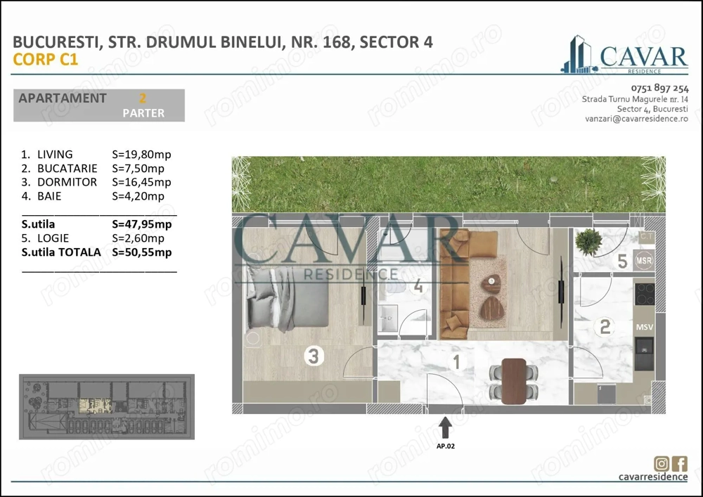 Proiect Binelui 168 Dezvoltator Cavar Residence Comision 0%