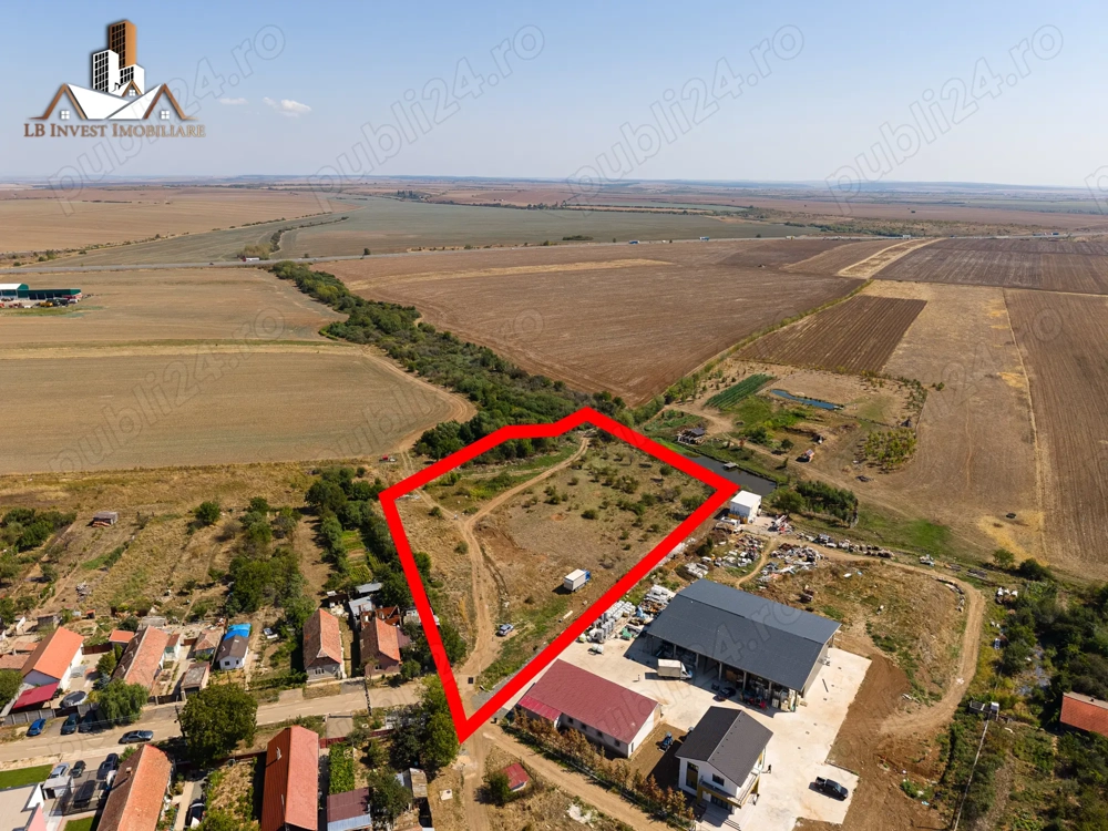 Teren accesibil Giarmata cu puz aprobat 