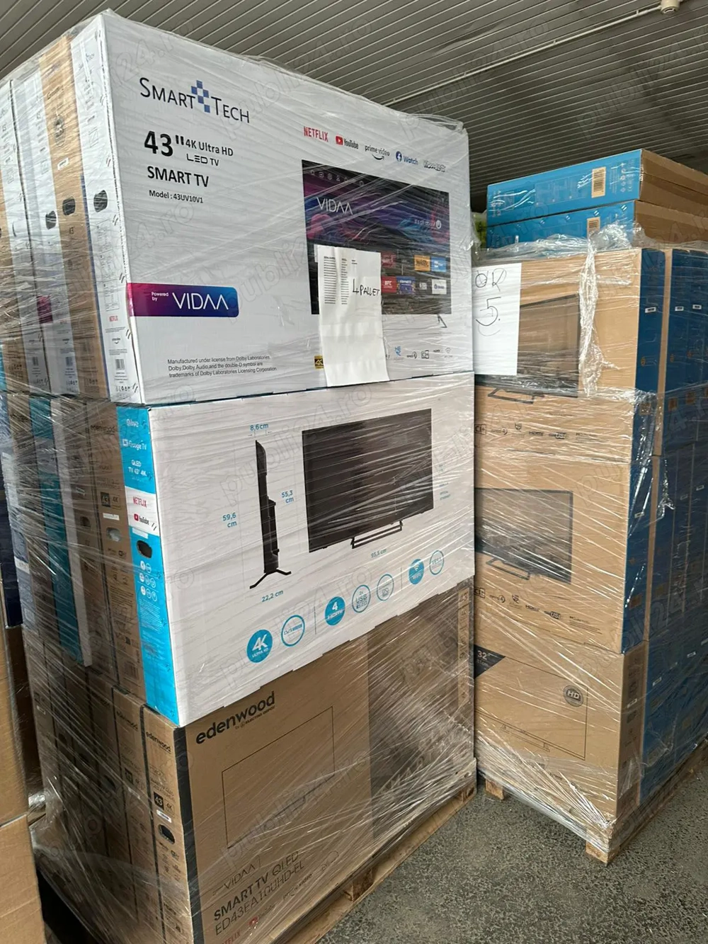 Agent vânzări paleti de mărfuri generale de la haine la electrocasnice