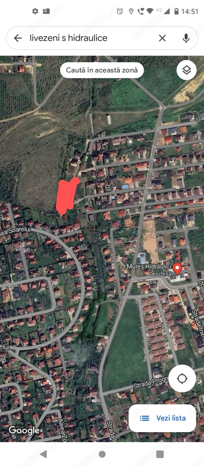 Teren de vânzare, Livezeni, 10 ari.