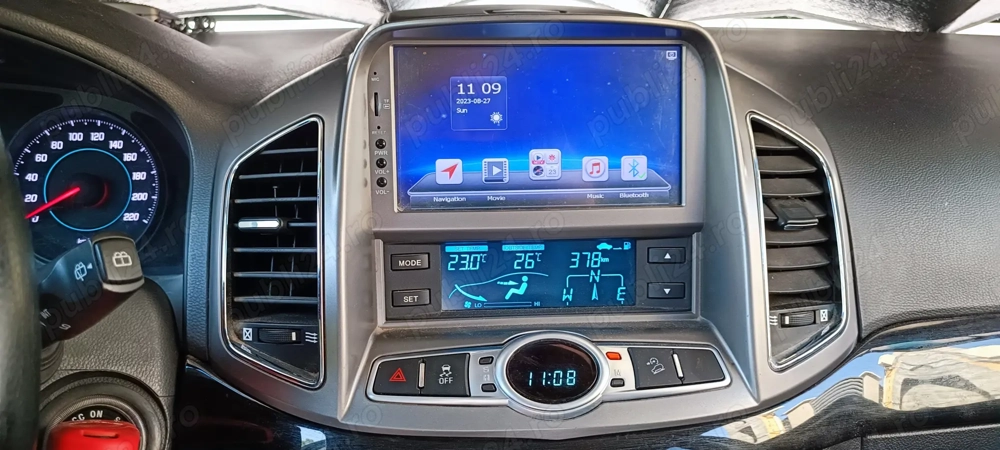Navigatie Chevrolet Captiva sistem multimedia cu DVD