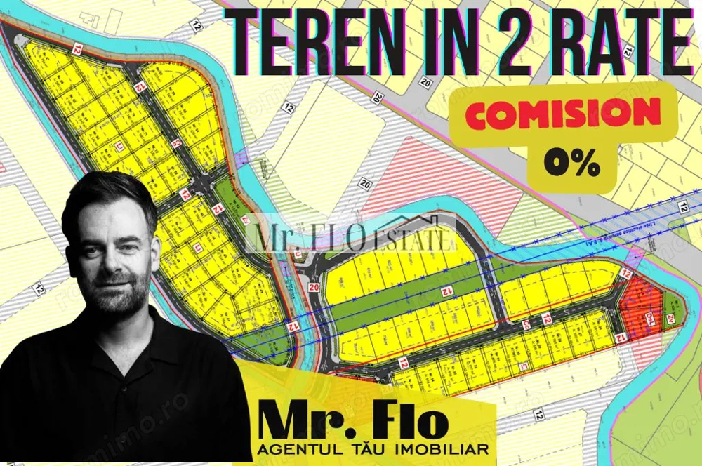 Teren in 2 rate de vanzare Scalaz - COMISION 0