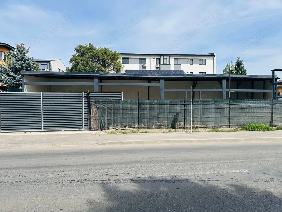 Spațiu comercial de închiriat, stradal, str Crinului,Roșu 250mp curte+150mp hala
